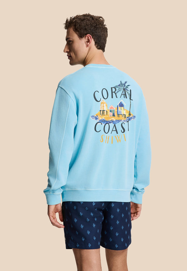 Shiwi KYLE Relaxed Fit Sweat Sketched Island
