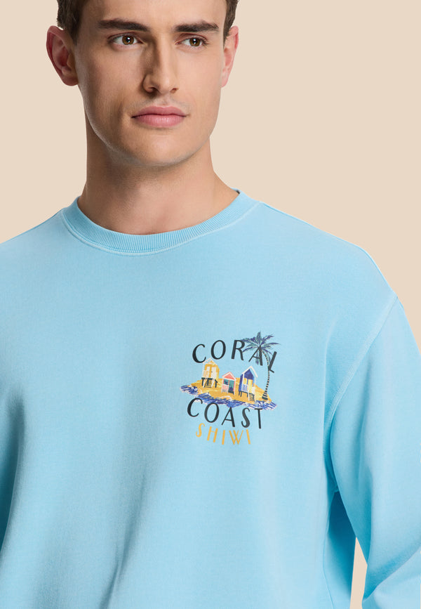 shiwi KYLE relaxed fit sweat sketched island