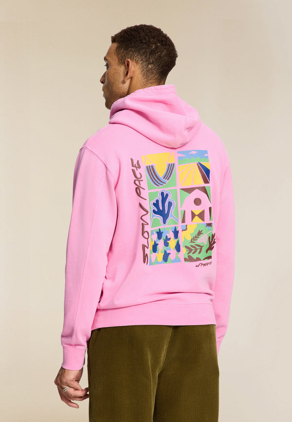 Shiwi LEO Regular Fit Slow Pace Hoodie Pink Dusk