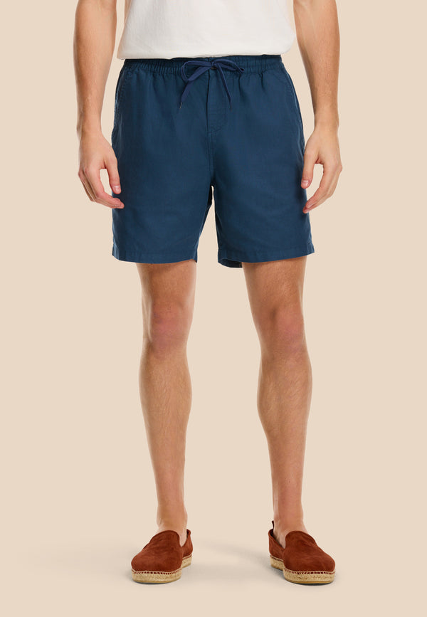 Shiwi LEWIS Linen Shorts Royal Blue