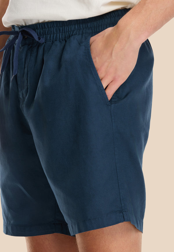 shiwi LEWIS linen shorts Royal blue
