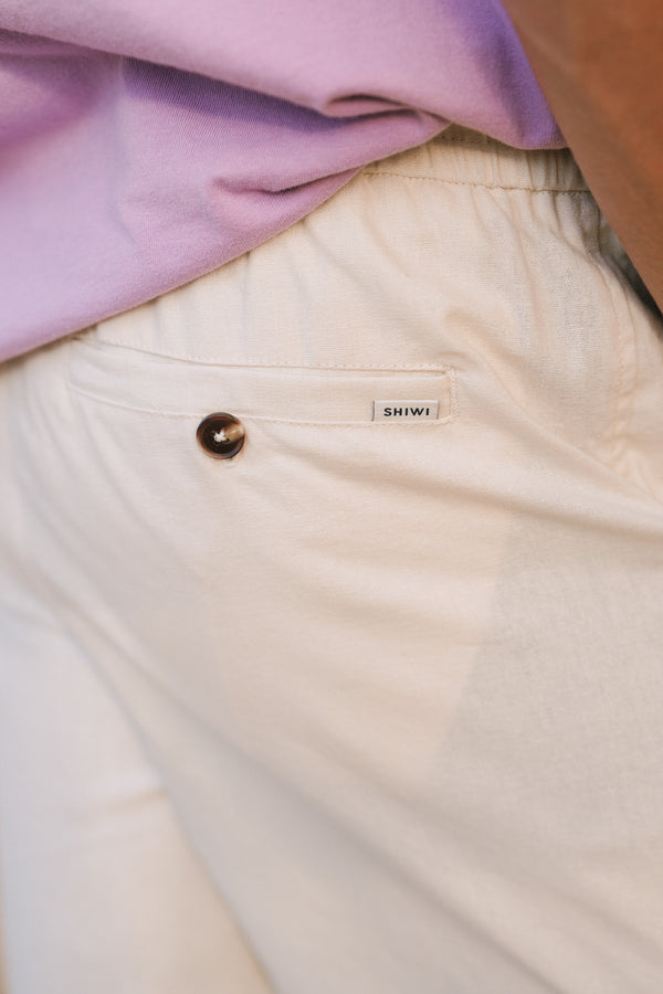 Shiwi LEWIS Linen Shorts Solid