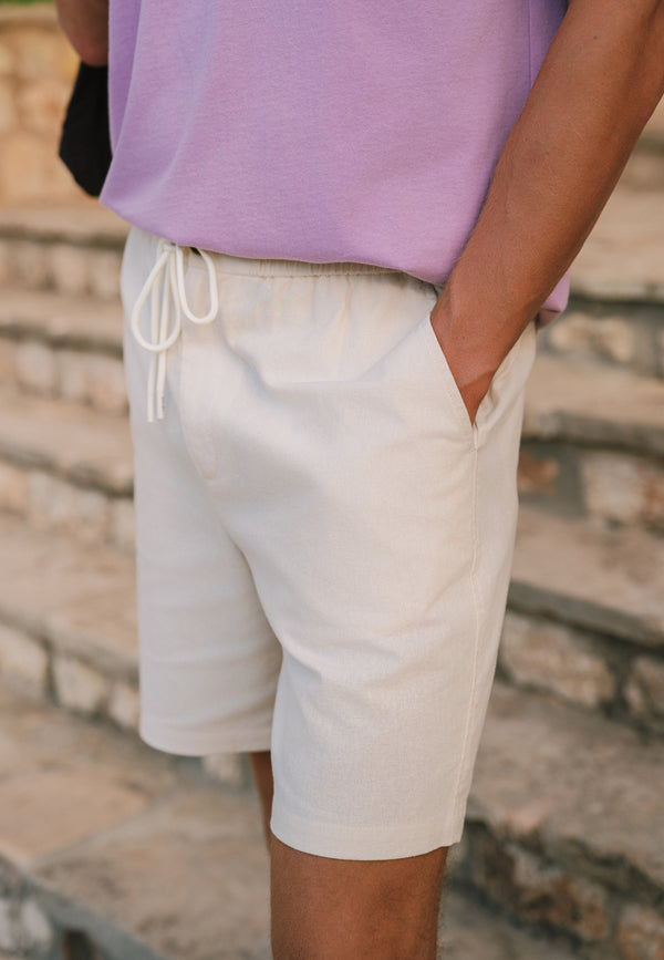 shiwi LEWIS linen shorts solid