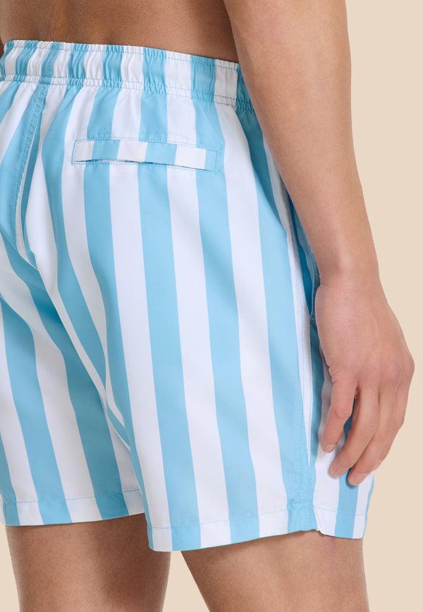 Shiwi MAC Swim Shorts Broad Stripe Blue Sky Stripe