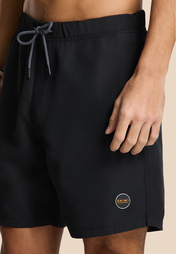 shiwi MIKE swim shorts solid Black