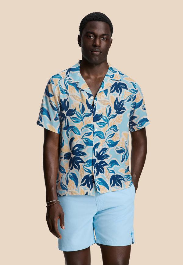 shiwi MIKE swim shorts solid Blue sky