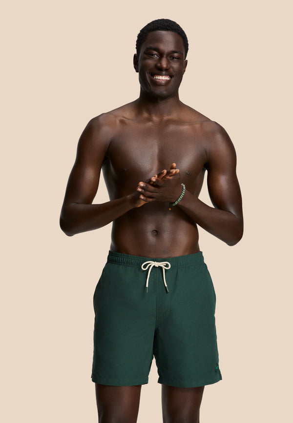 shiwi MIKE swim shorts solid Green leaf