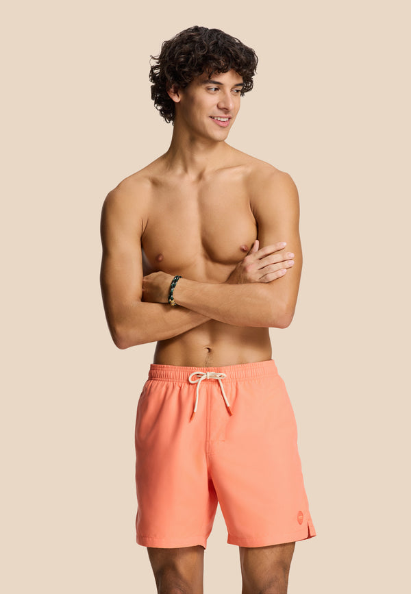 Shiwi MIKE Swim Shorts Solid Orange Coral