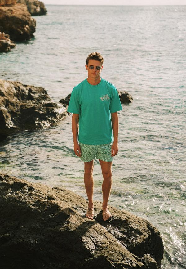 Shiwi NATE QUICK DRY Swim Shorts Coral Revers