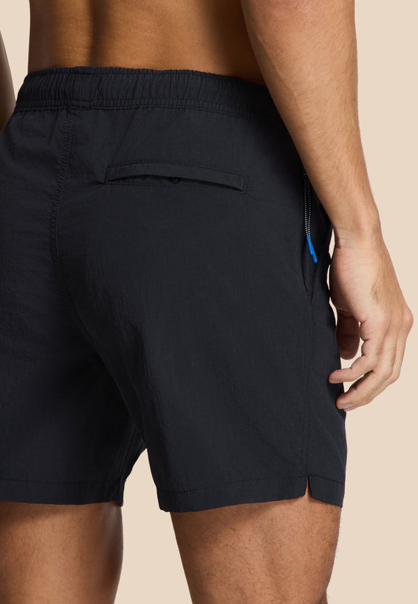 Shiwi NATE QUICK DRY Swim Shorts Solid Black