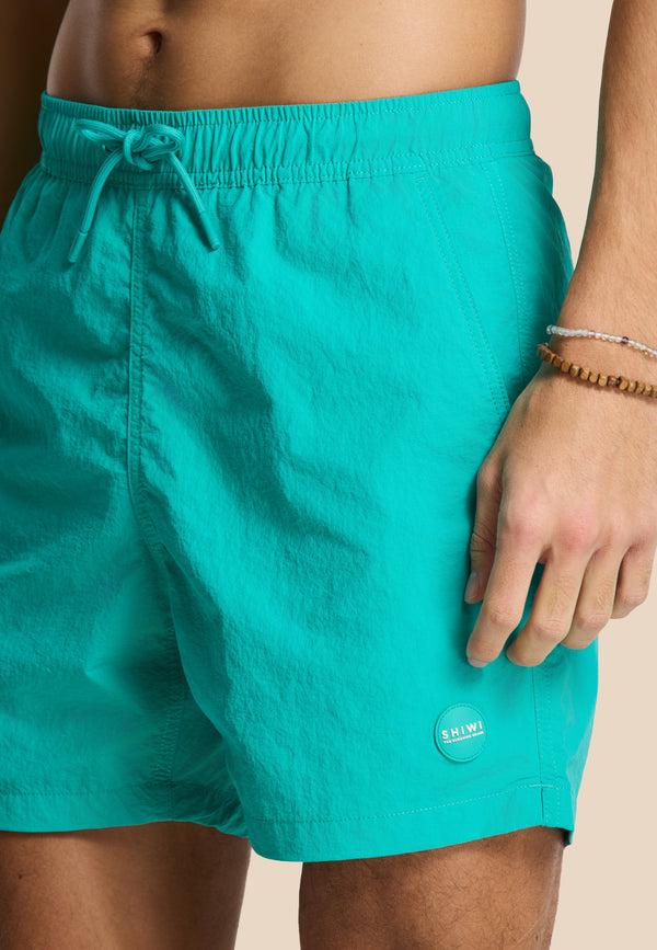 Shiwi NATE QUICK DRY Swim Shorts Solid Blue Lagoon