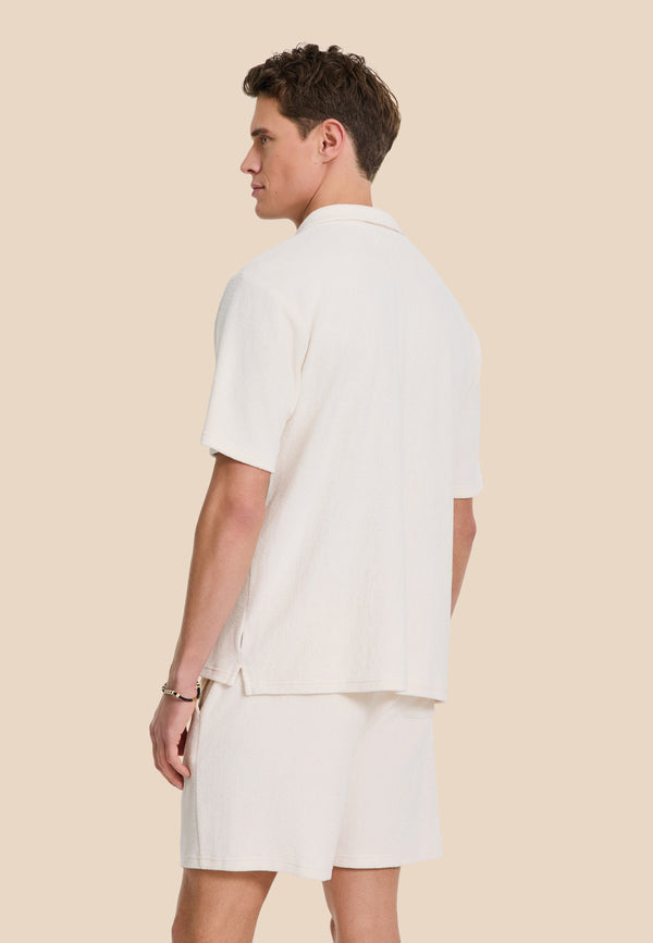 Shiwi NICO Toweling Polo Solid White