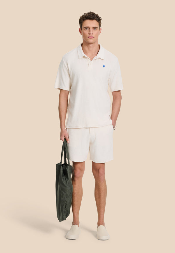 Shiwi NICO Toweling Polo Solid White