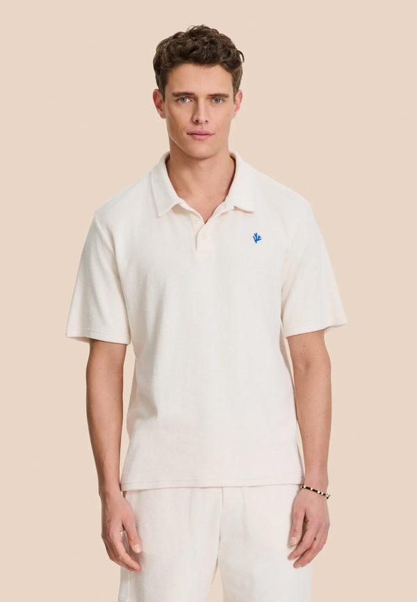 shiwi NICO toweling polo solid White