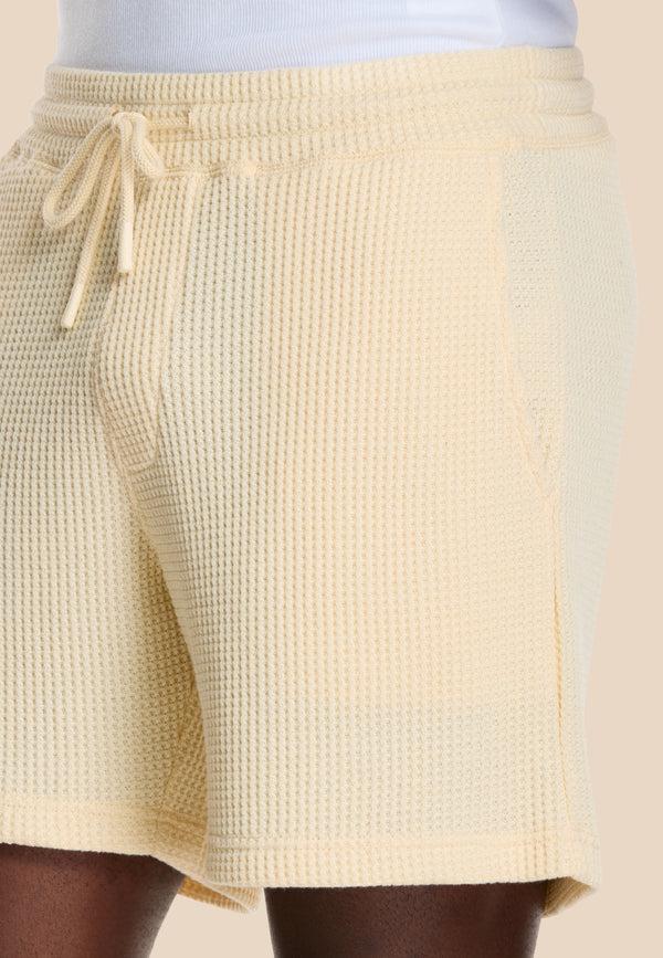 Shiwi Oscar Waffle Structure Shorts Light Beige