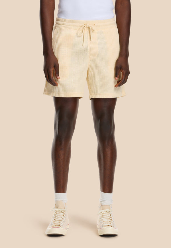 Shiwi Oscar Waffle Structure Shorts Light Beige