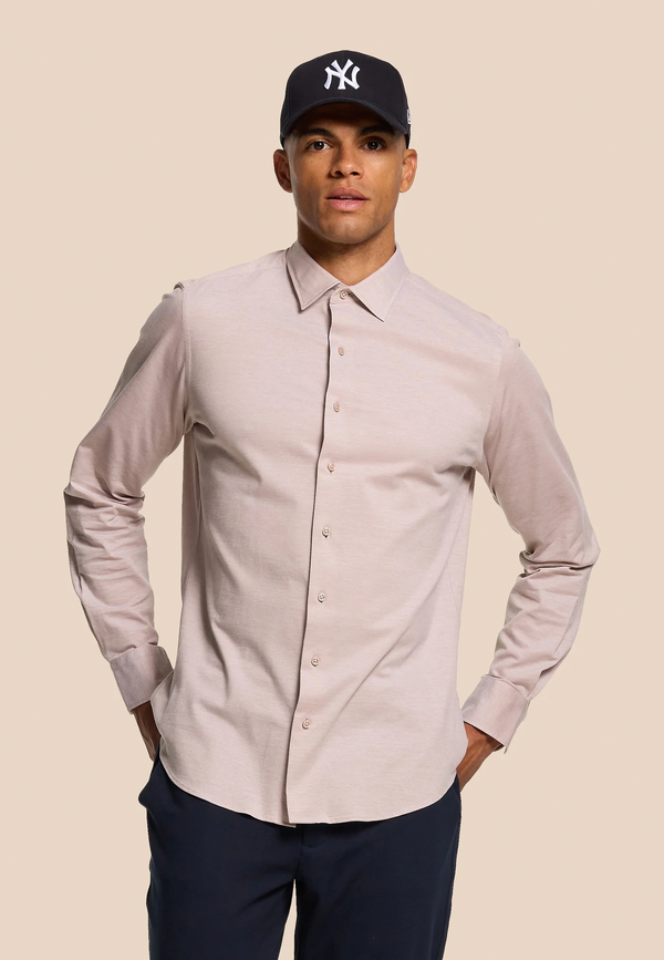 shiwi Pablo pique shirt Warm sand