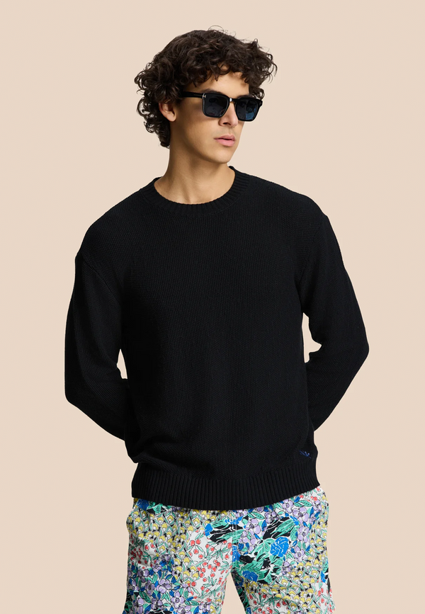 Shiwi PALMER Pullover Solid Black