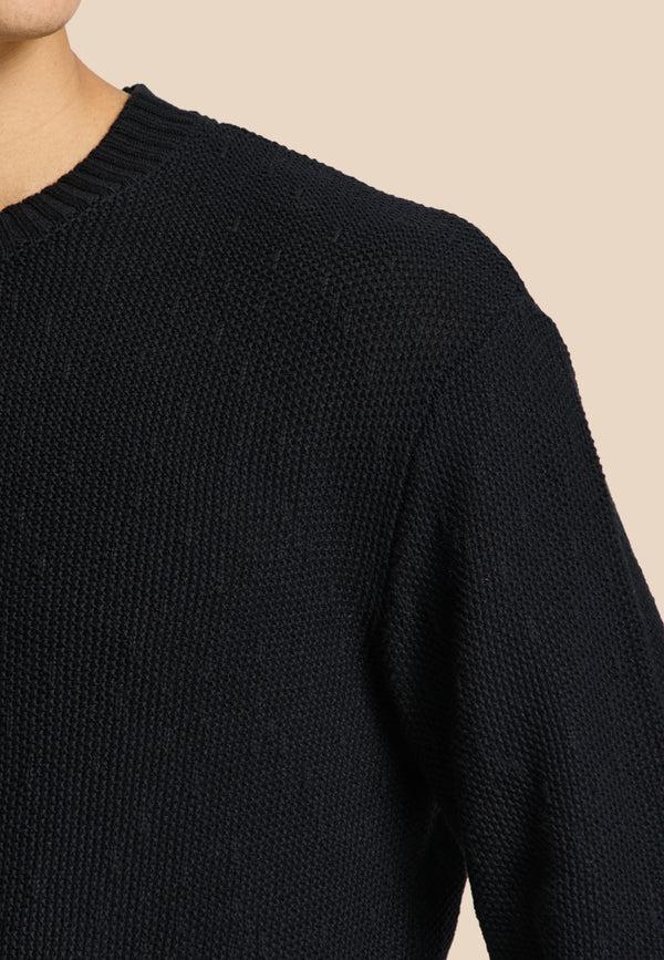 Shiwi PALMER Pullover Solid Black