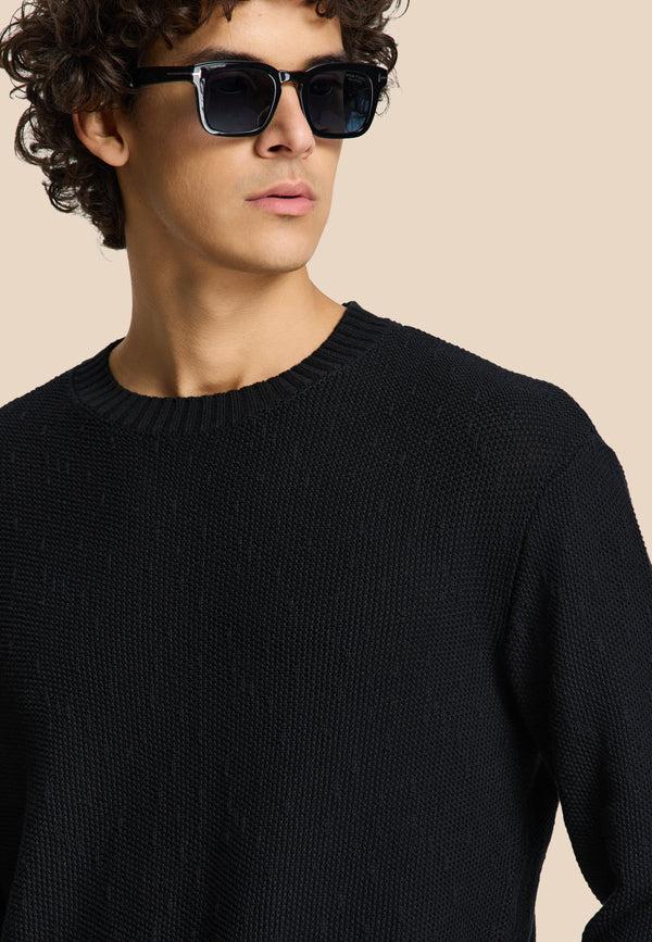 shiwi PALMER pullover solid Black