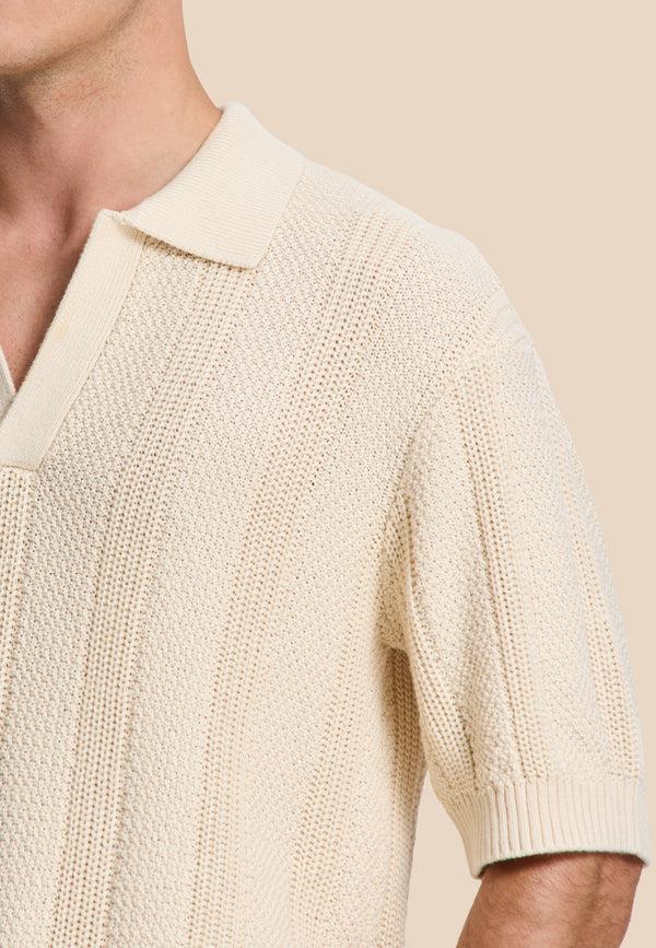 Shiwi PITT Knitted Polo Solid Beige