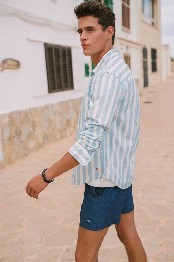 Shiwi RICK Long Sleeve Shirt Block Stripe