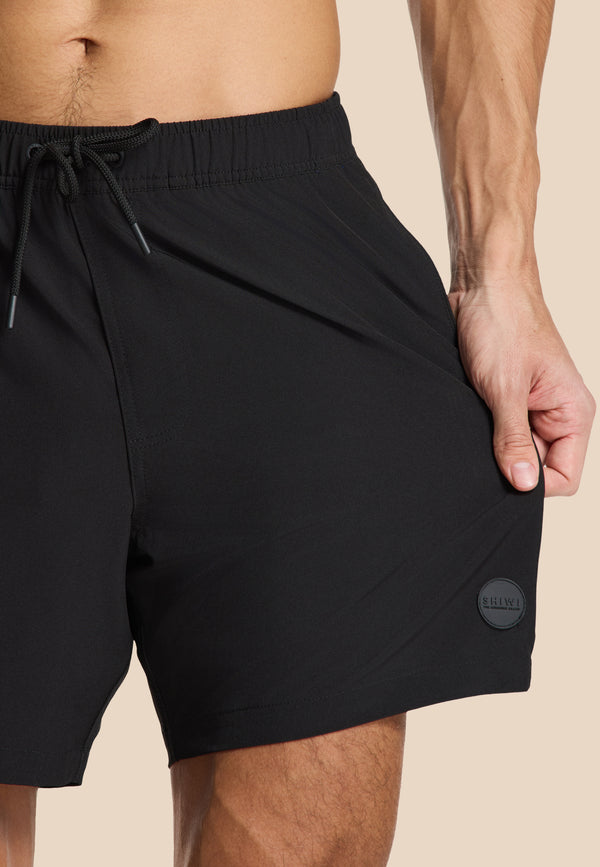 Shiwi SCOTT STRETCH Swim Shorts Solid Black