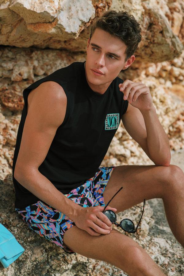 shiwi SEAN sleeveless t-shirt paradise block