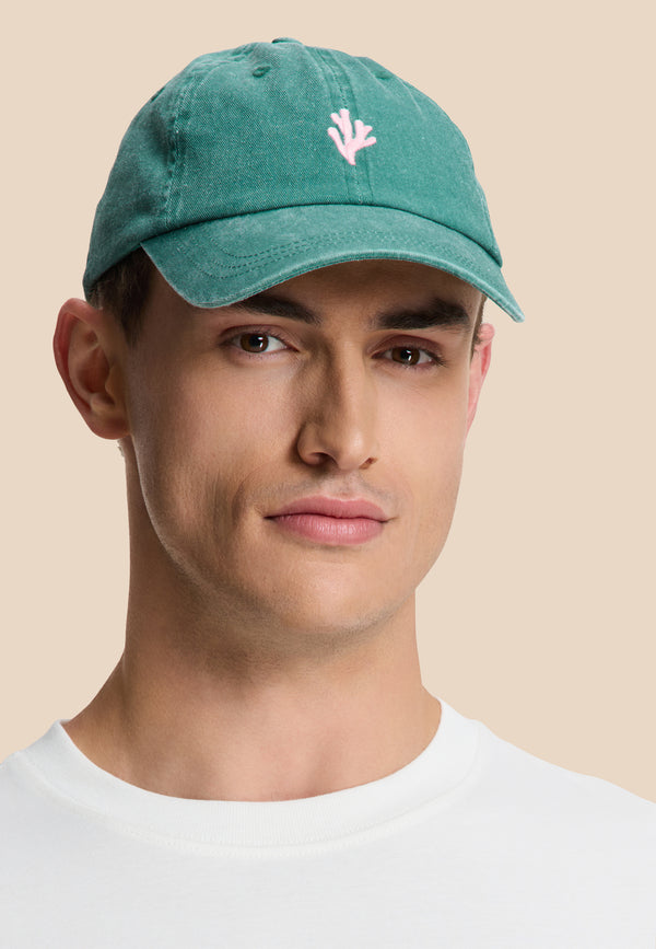 shiwi SHIWI garment dyed cap Green leaf