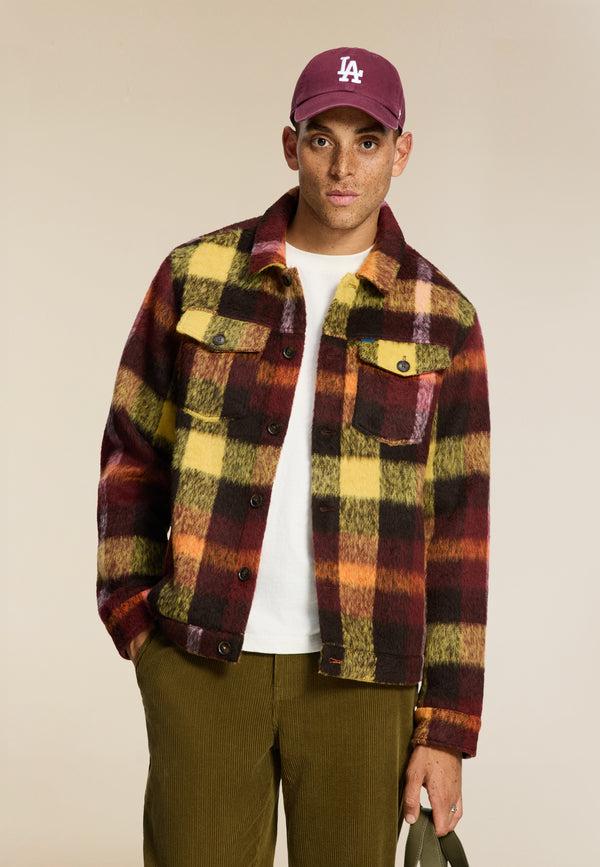 shiwi SYD brushed check jacket