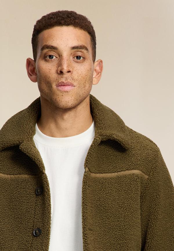 Shiwi SYD Teddy Jacket Green Olive