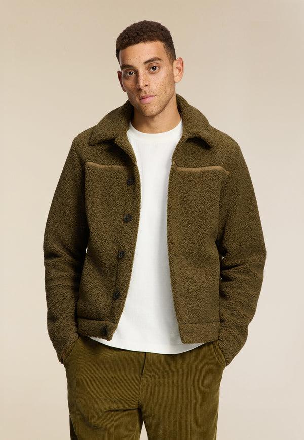 shiwi SYD teddy jacket Green olive
