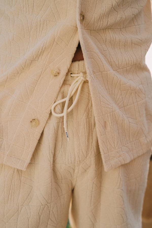 Shiwi TONY Toweling Shorts Geo Sun Beige Geo Sun