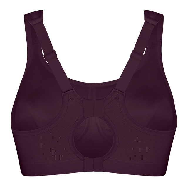 Shock Absorber Multi Sports Support Bra - Cranberry Logo Print