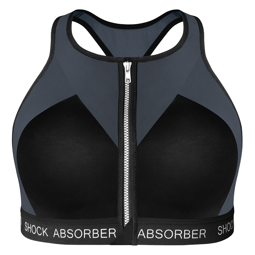 shock absorber InfinitY Power Bra - Black/Silver