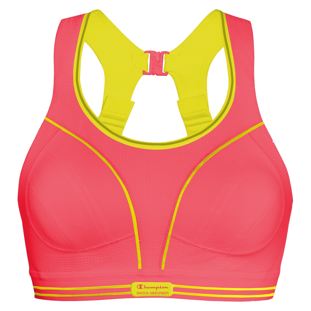 shock absorber Shock Absorber Ultimate Run Bra - Fluro Pink/Yellow