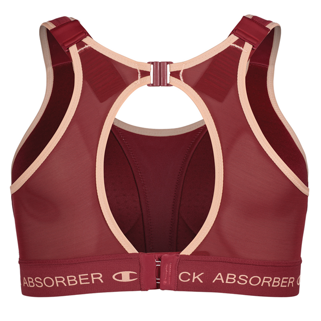 Shock Absorber Ultimate Run Bra Padded - Tibetan Red/Peach