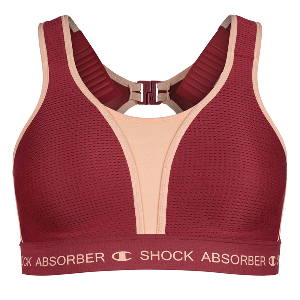 shock absorber Ultimate Run Bra Padded - Tibetan Red/Peach