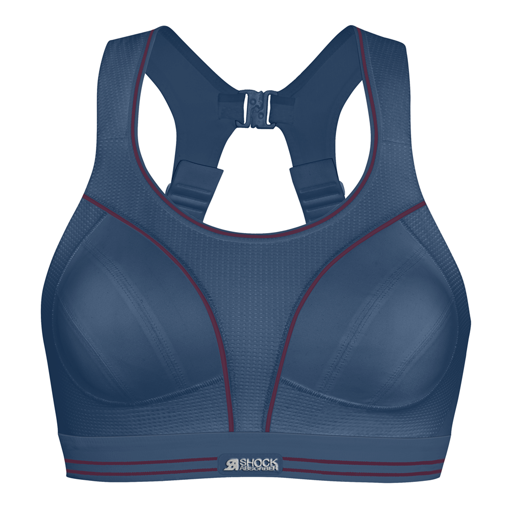 shock absorber Ultimate Run Bra - Winter Blue/Cranberry Splash