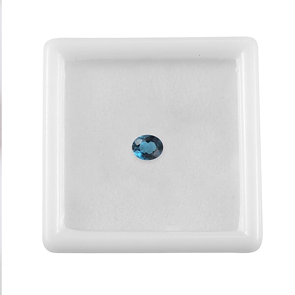 Shop Lc 0.38 Ctw Oval Cut London Blue Topaz Loose Gemstone (5x4 Mm)