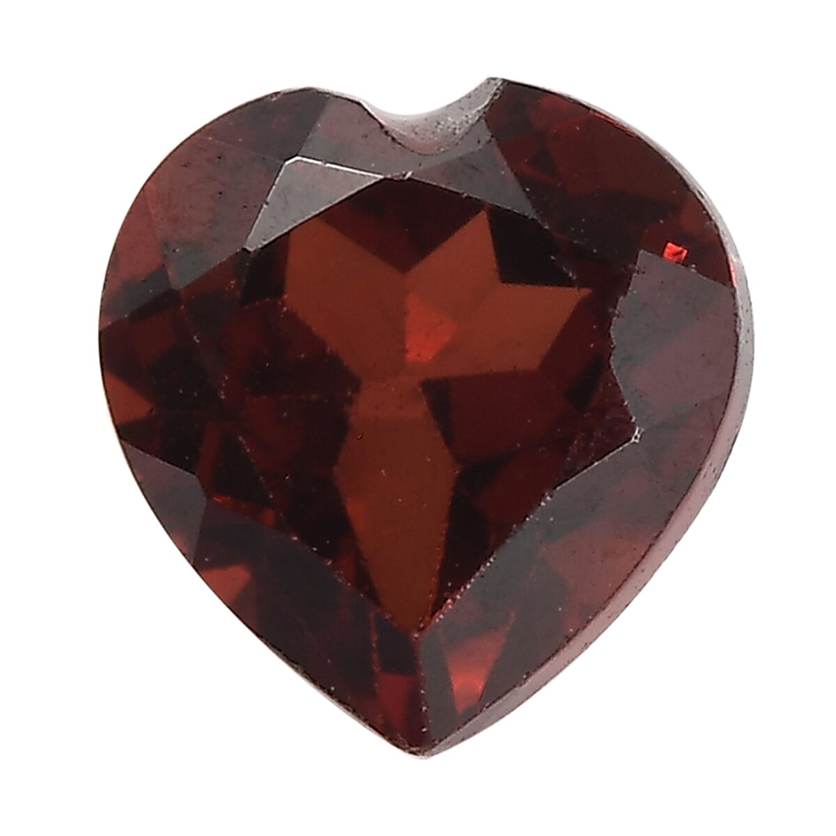 shop lc 0.50 ctw Heart Cut Mozambique Garnet Loose Gemstone (5 mm)