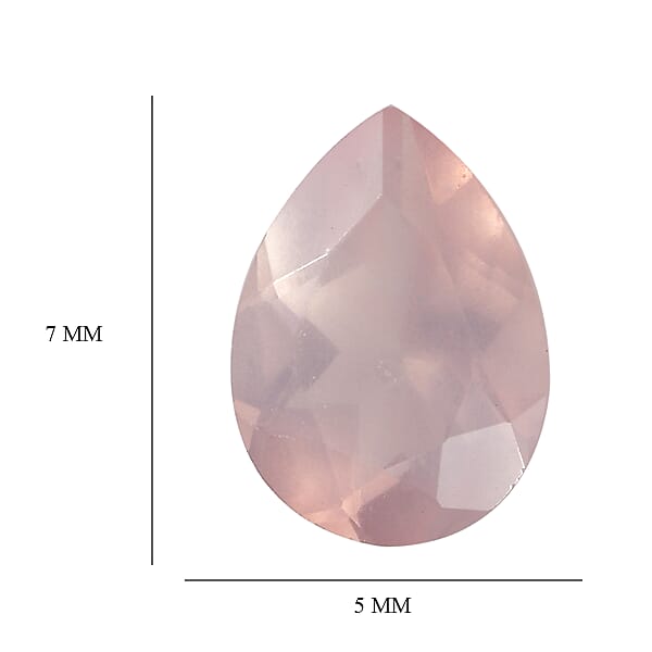 Shop Lc 0.52 Ctw Pear Cut Rose Quartz Loose Gemstone (7x5 Mm)