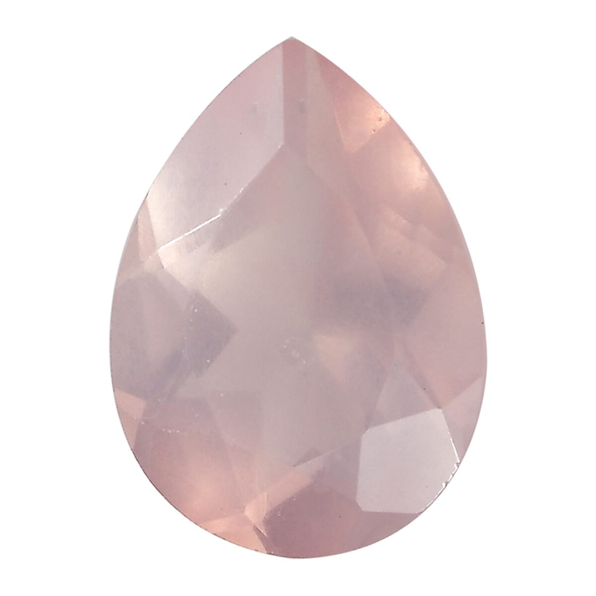 shop lc 0.52 ctw Pear Cut Rose Quartz Loose Gemstone (7x5 mm)
