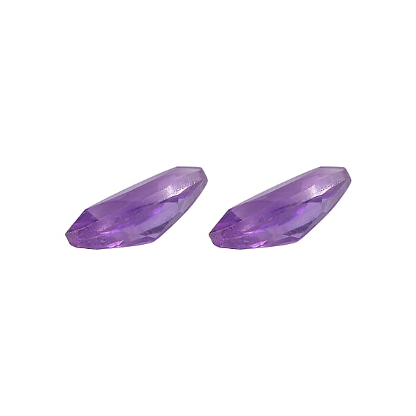 Shop Lc 0.88 Ctw Marquise Cut African Amethyst Loose Gemstone (Set Of 2) (8x4 Mm)