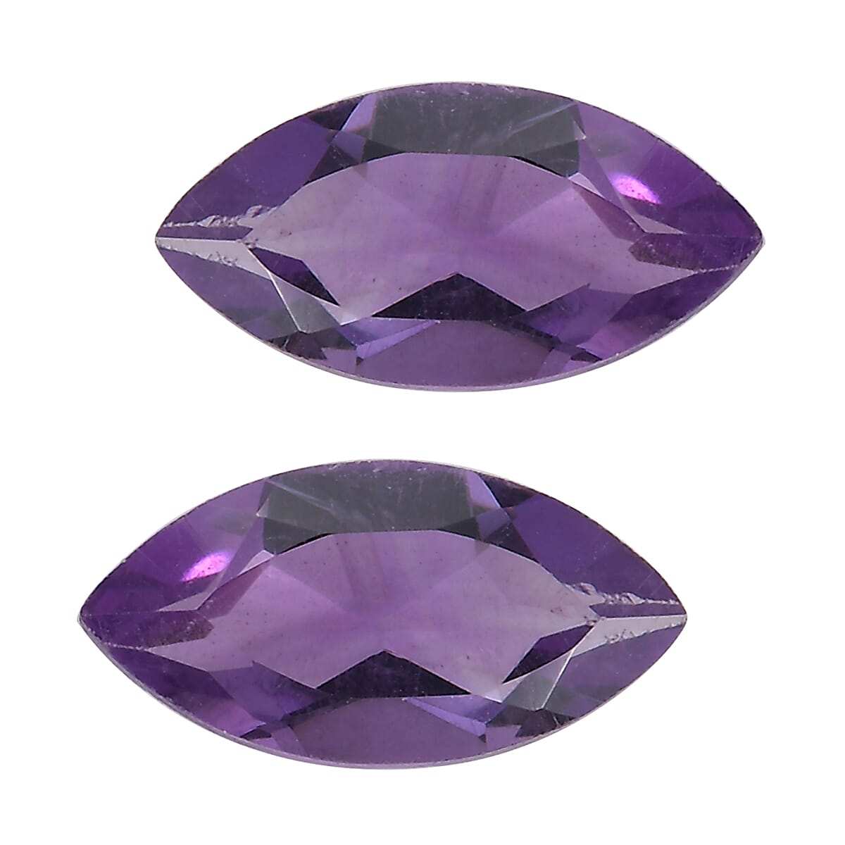 shop lc 0.88 ctw Marquise Cut African Amethyst Loose Gemstone (Set Of 2) (8x4 mm)