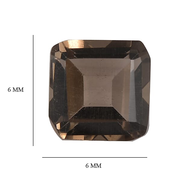 Shop Lc 0.88 Ctw Octagon Cut Smoky Quartz Loose Gemstone (6x6 Mm)