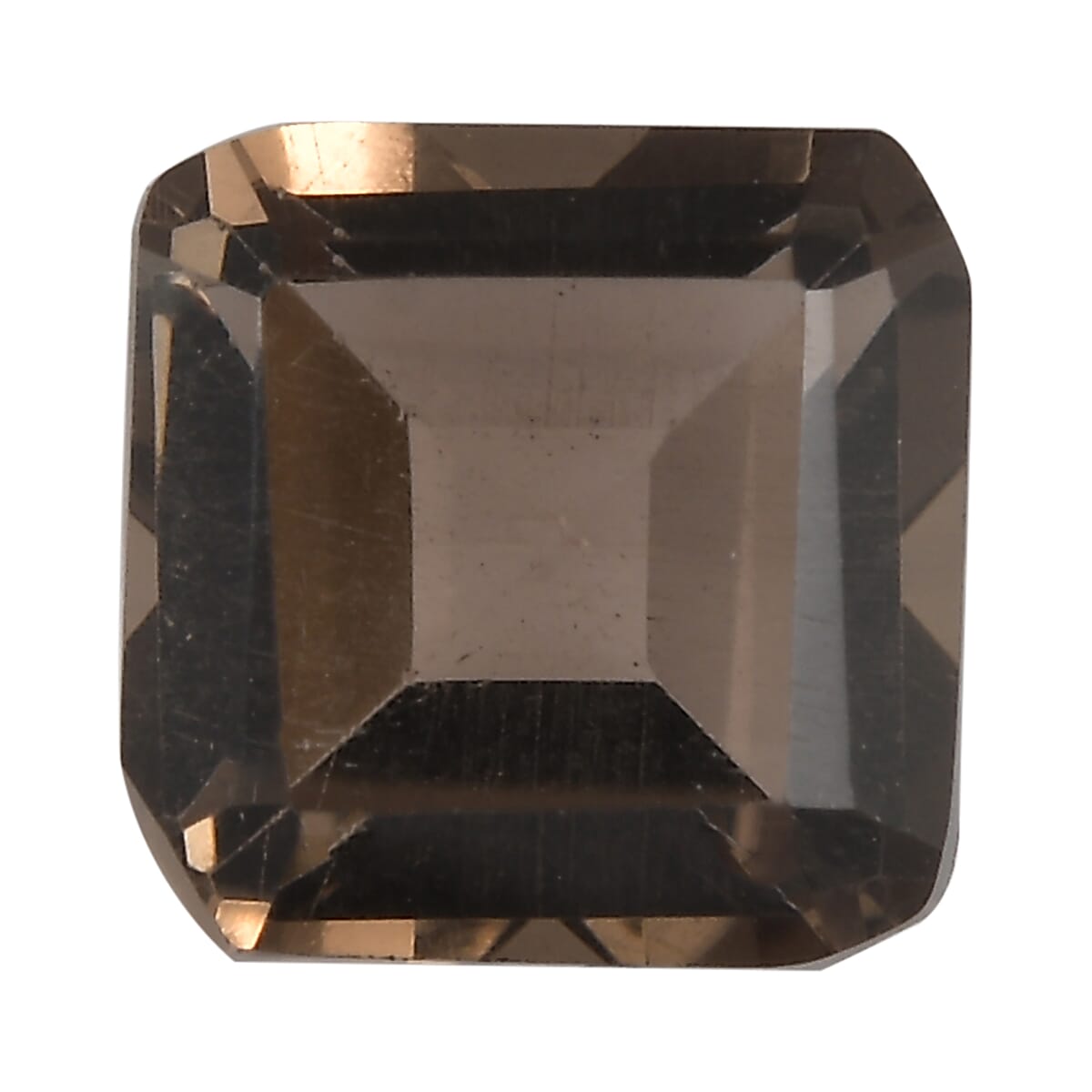 shop lc 0.88 ctw Octagon Cut Smoky Quartz Loose Gemstone (6x6 mm)