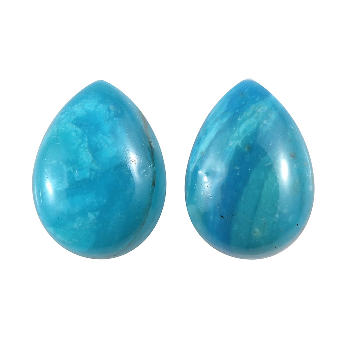 shop lc 0.98 ctw Pear Cut Peruvian Opalina Loose Gemstone – AA Grade (Set Of 2) (7x5 mm)