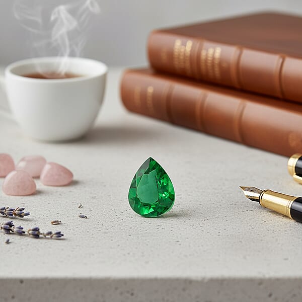 Shop Lc 1.00 Ctw Pear Tsavorite Garnet Loose Gemstone – AAAA Grade Free Size