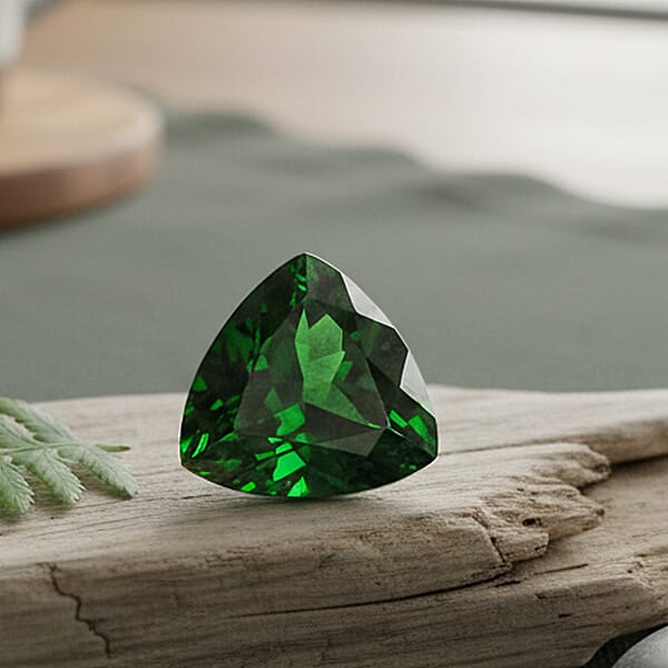 Shop Lc 1.00 Ctw Trillion Tsavorite Garnet Loose Gemstone – AAAA Grade Free Size
